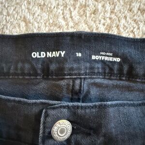 NEW, with tags, Old Navy Black Boyfriend Jean Shorts